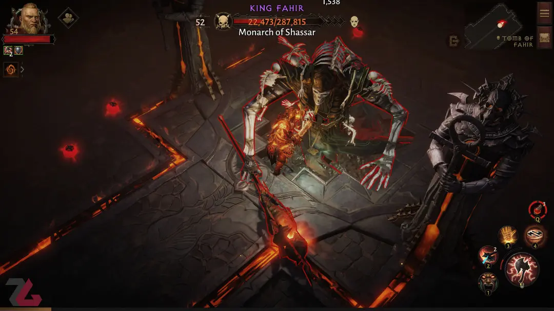 مبارزه با باس در بازی Diablo Immortal