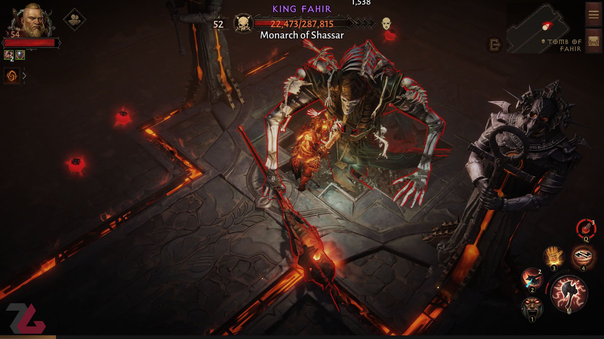 مبارزه با باس در بازی Diablo Immortal