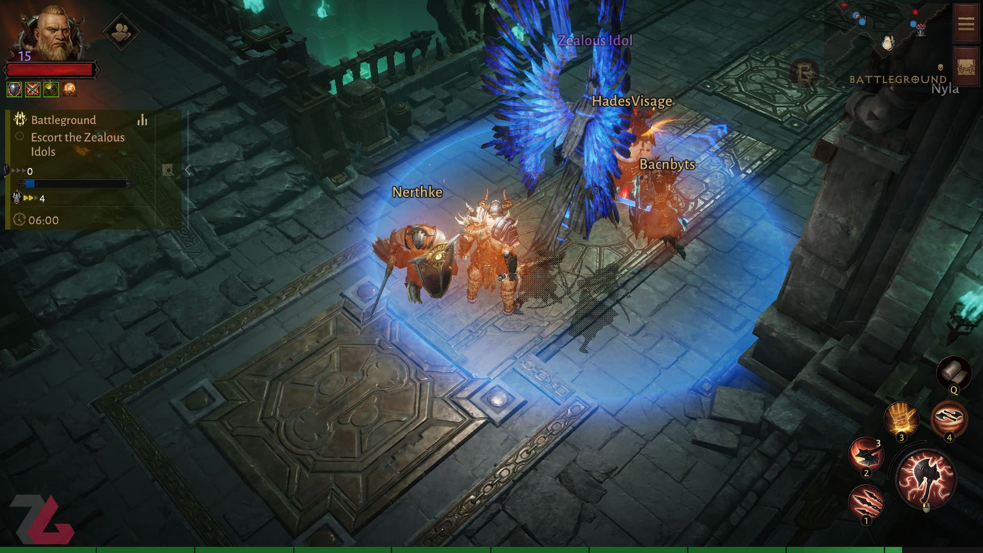 گیم پلی بخش بتل‌گراند بازی Diablo Immortal