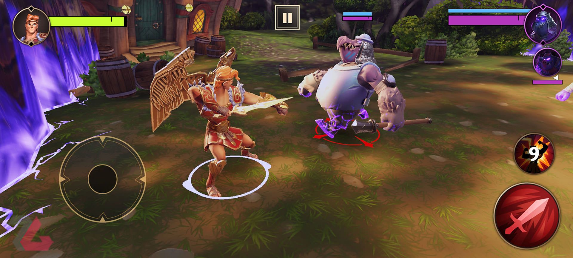 شخصیت هرکول در بازی Disney Mirrorverse