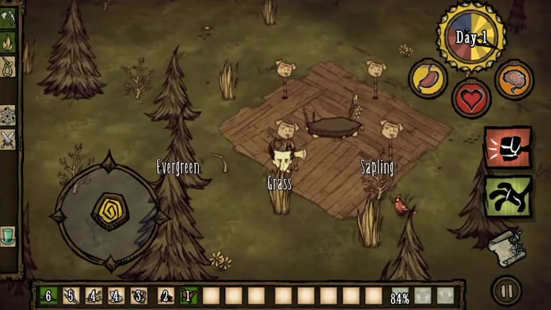 بازی سبک بقا بازی Don't Starve: Pocket Edition