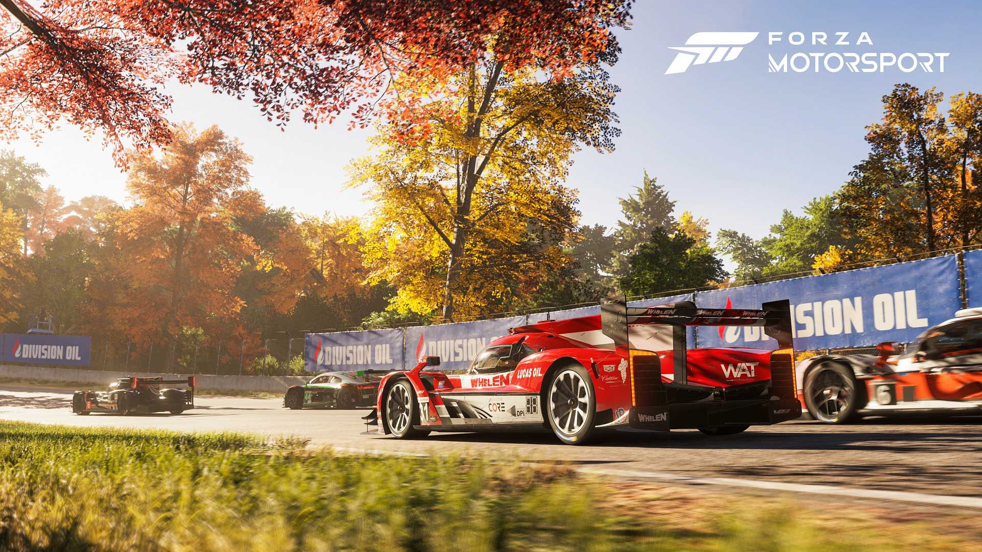 درختان و پوشش گیاهی اطراف پیست مسابقه در بازی Forza Motorsport