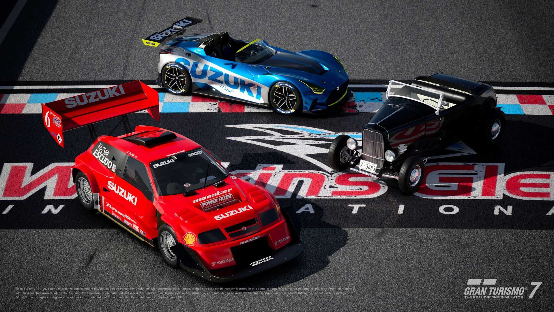 سوزوکی و فورد در آپدیت 1.17 بازی ریسینگ Gran Turismo 7 شرکت سونی