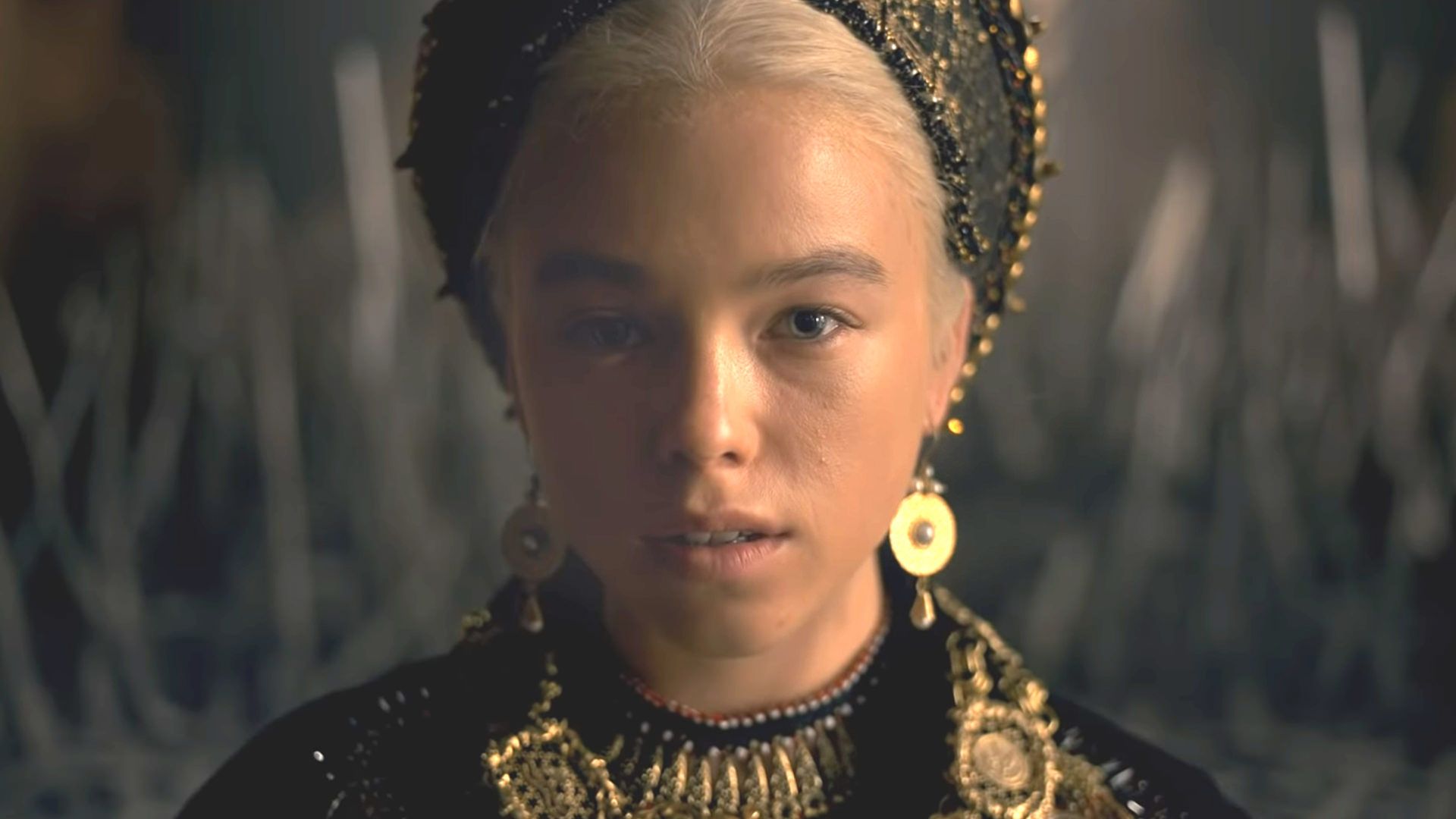 میلی الکاک در نقش شاهزاده رینیرا تارگرین جوان در سریال House of the Dragon 