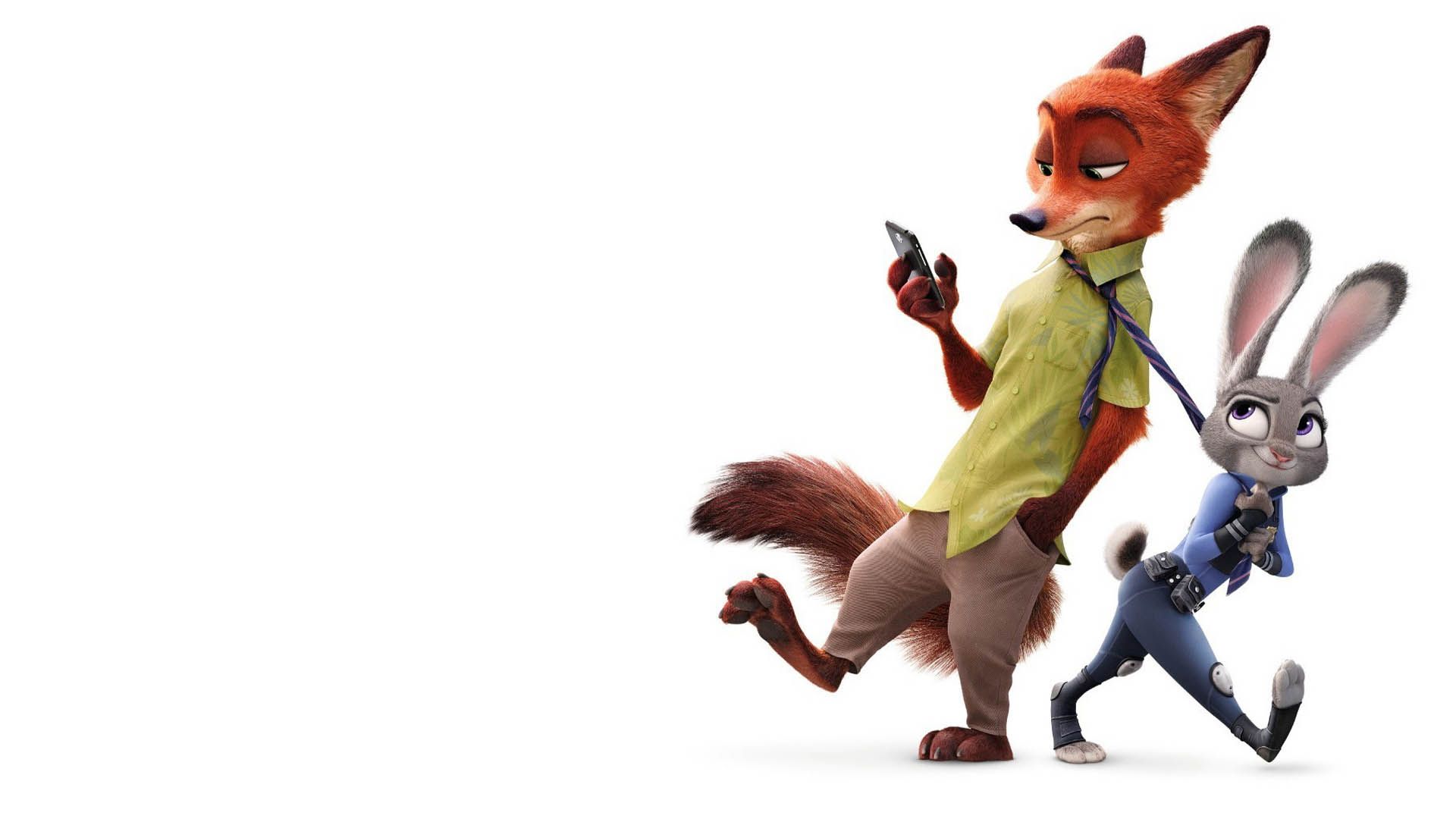 شخصیت‌های نیک و جودی در انیمیشن Zootopia