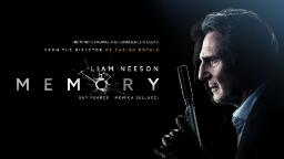 لیام نیسون در پوستر فیلم Memory