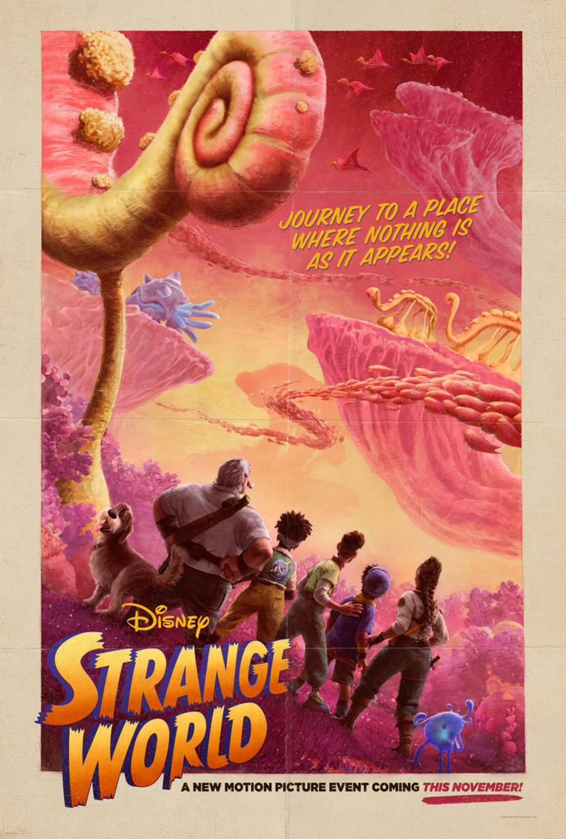 اولین پوستر انیمیشن Strange World دیزنی
