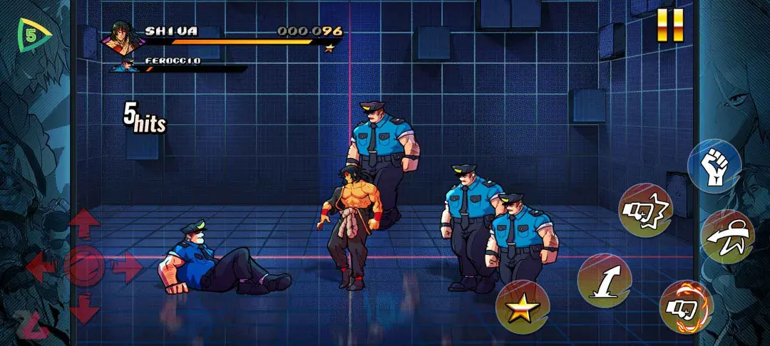 حالت Survival بازی Street of rage 4