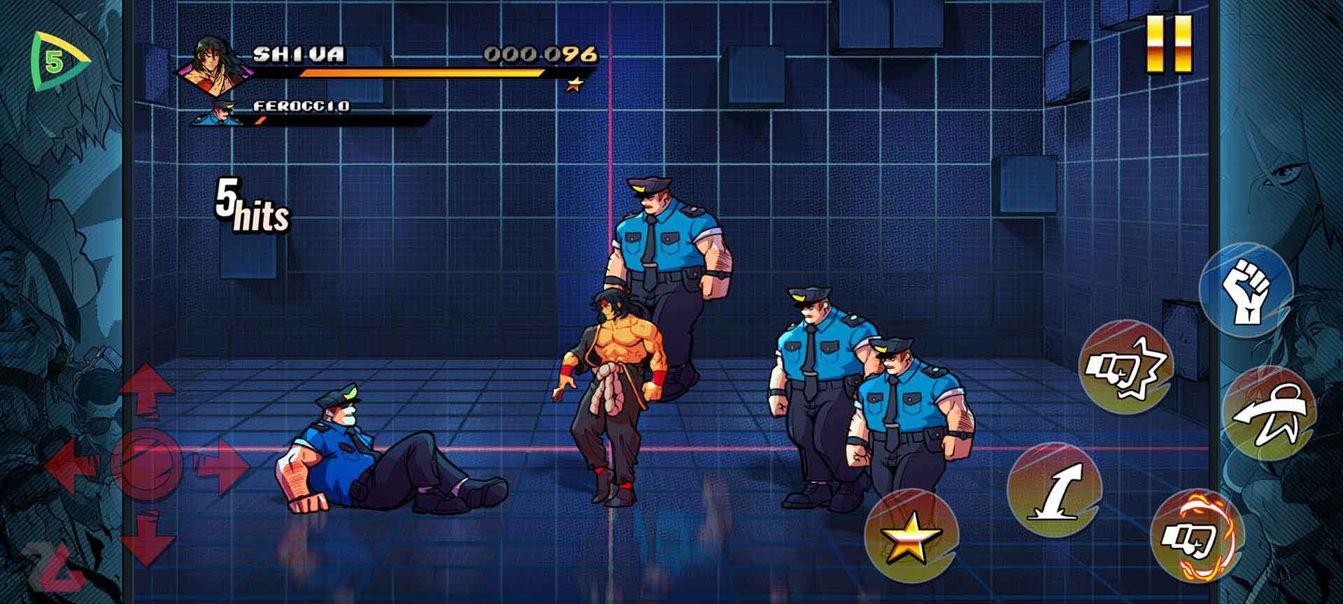 حالت Survival بازی Street of rage 4