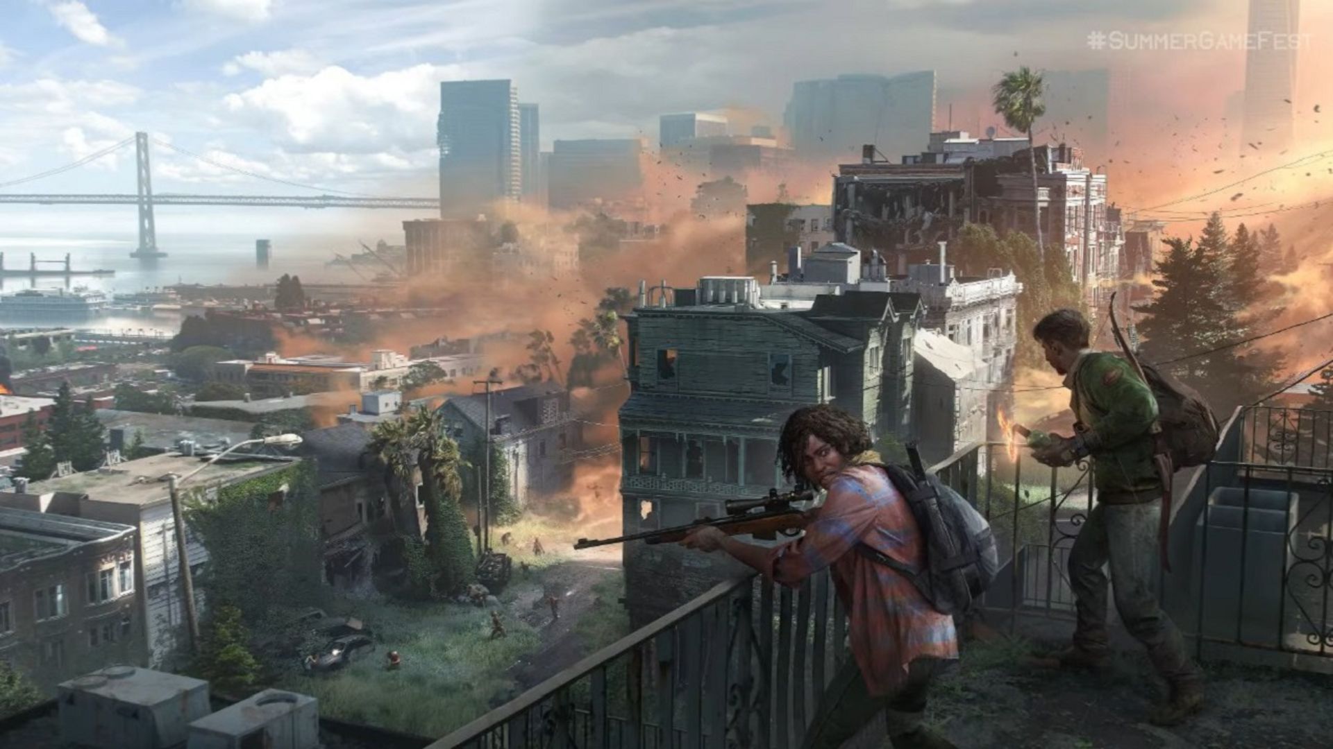 تصویر هنری از بازی چندنفره‌ The Last of Us