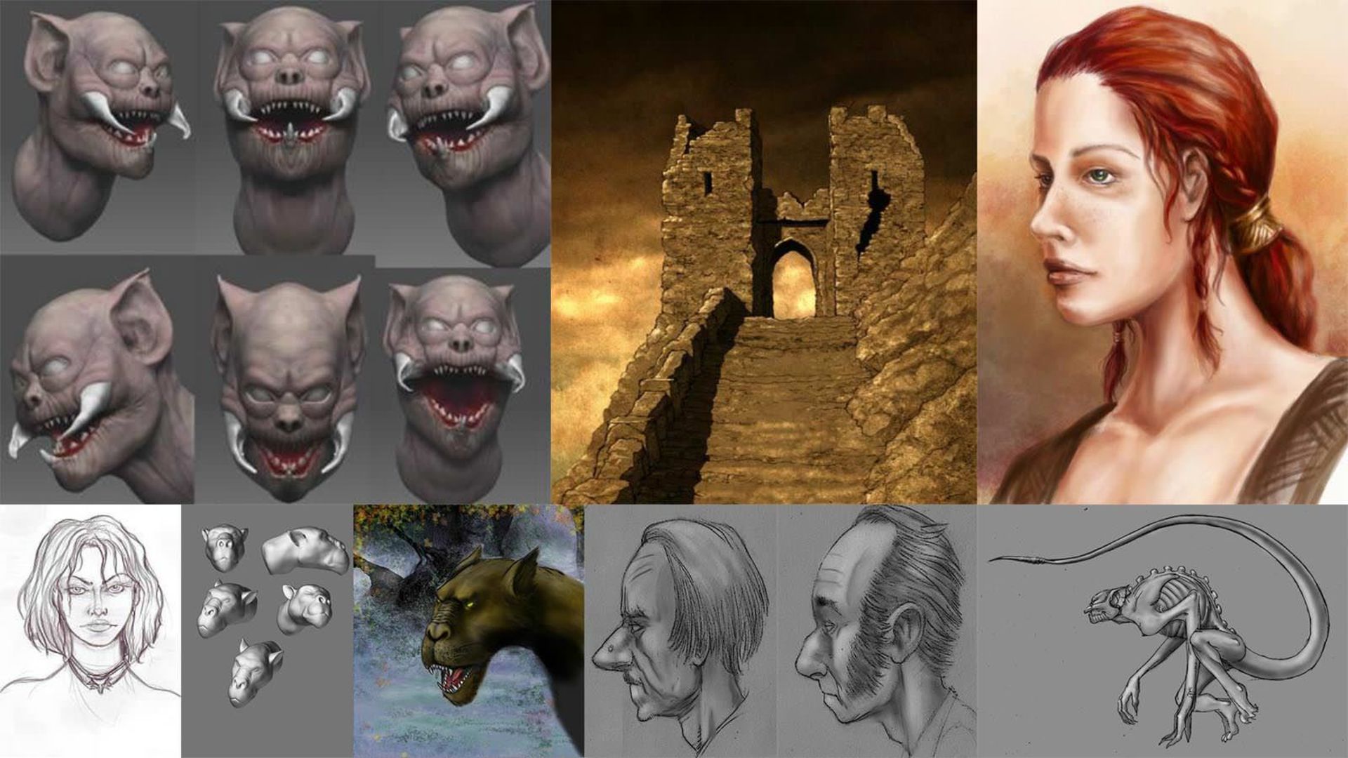 طرح‌های بازی The Witcher: Outcast