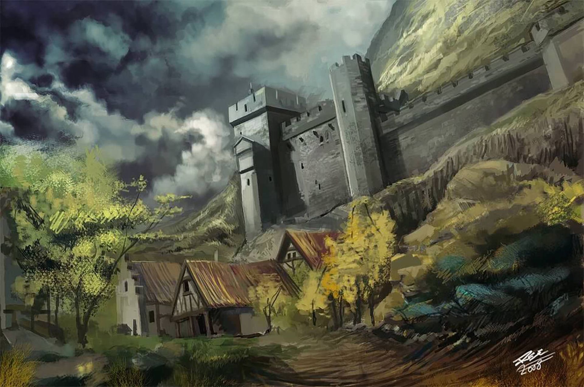 طرحی از بازی The Witcher: Scars of Betrayal