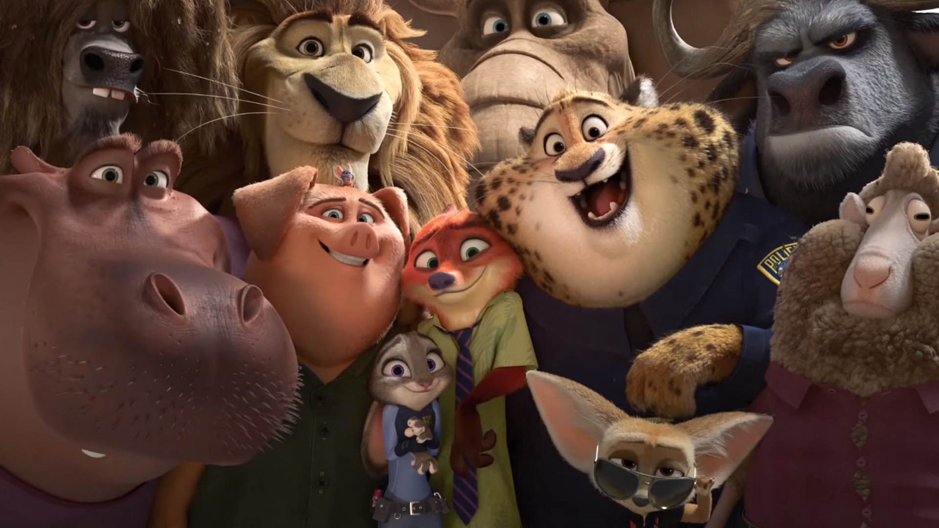 برخی از شخصیت های اصلی انیمیشن Zootopia