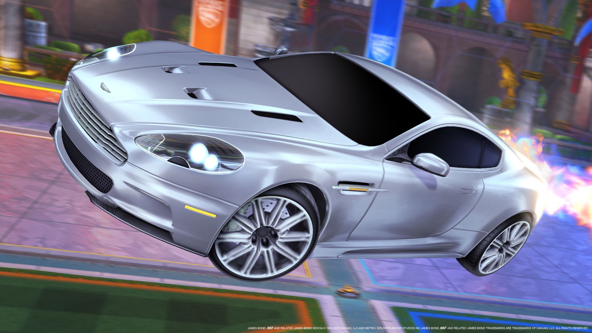 آستون مارتین جیمز باند در بازی Rocket League