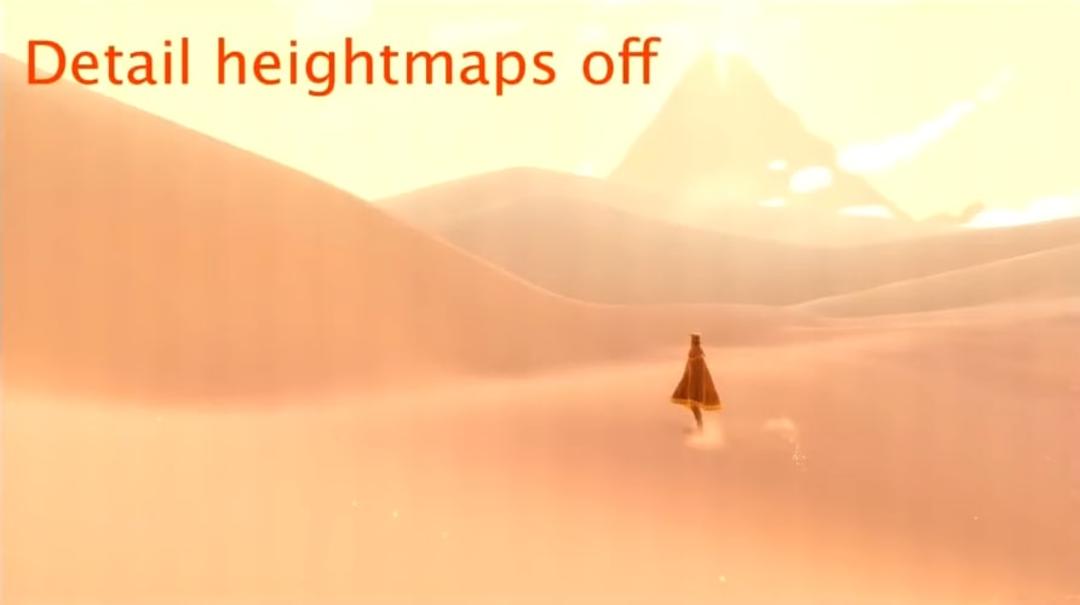 Detail heightmap off  بازی jounrey