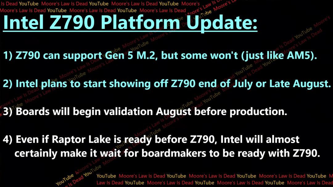 اطلاعات فاش شده از مادربردهای Z790 اینتل