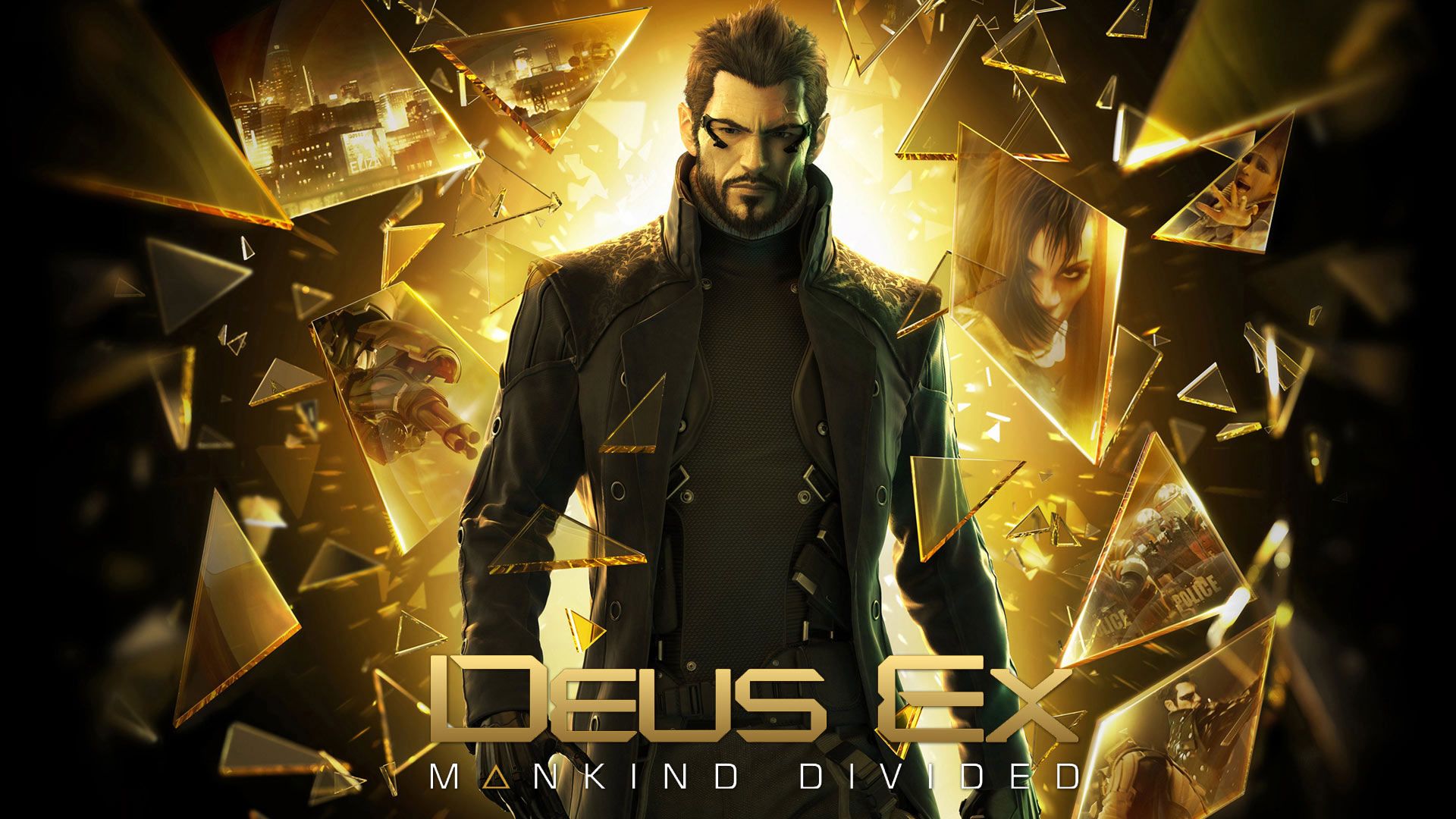 آدام جنسن در بازی Deux Ex Mankind Divided