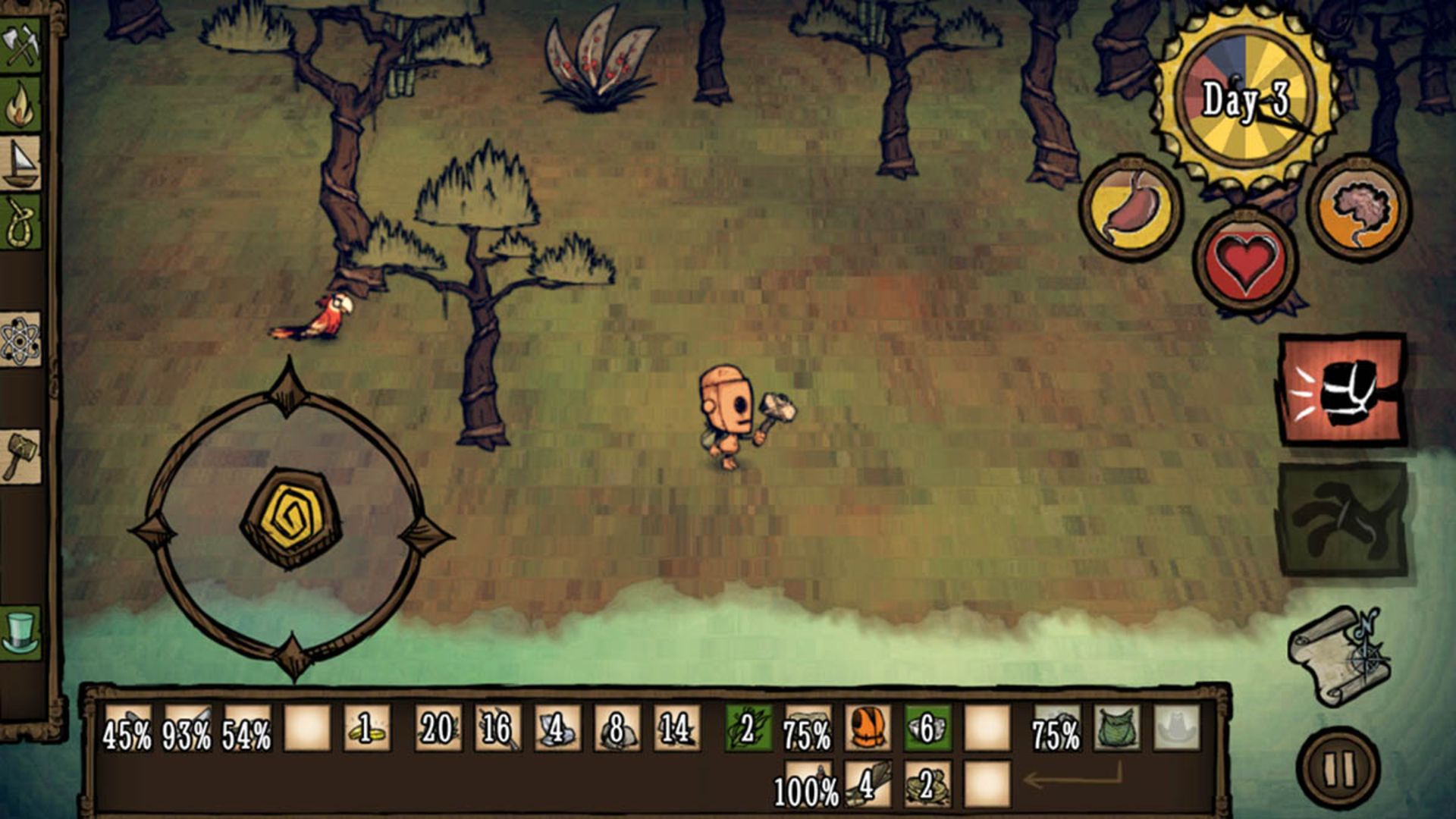 دنیای بازی Don't Starve Pocket Edition