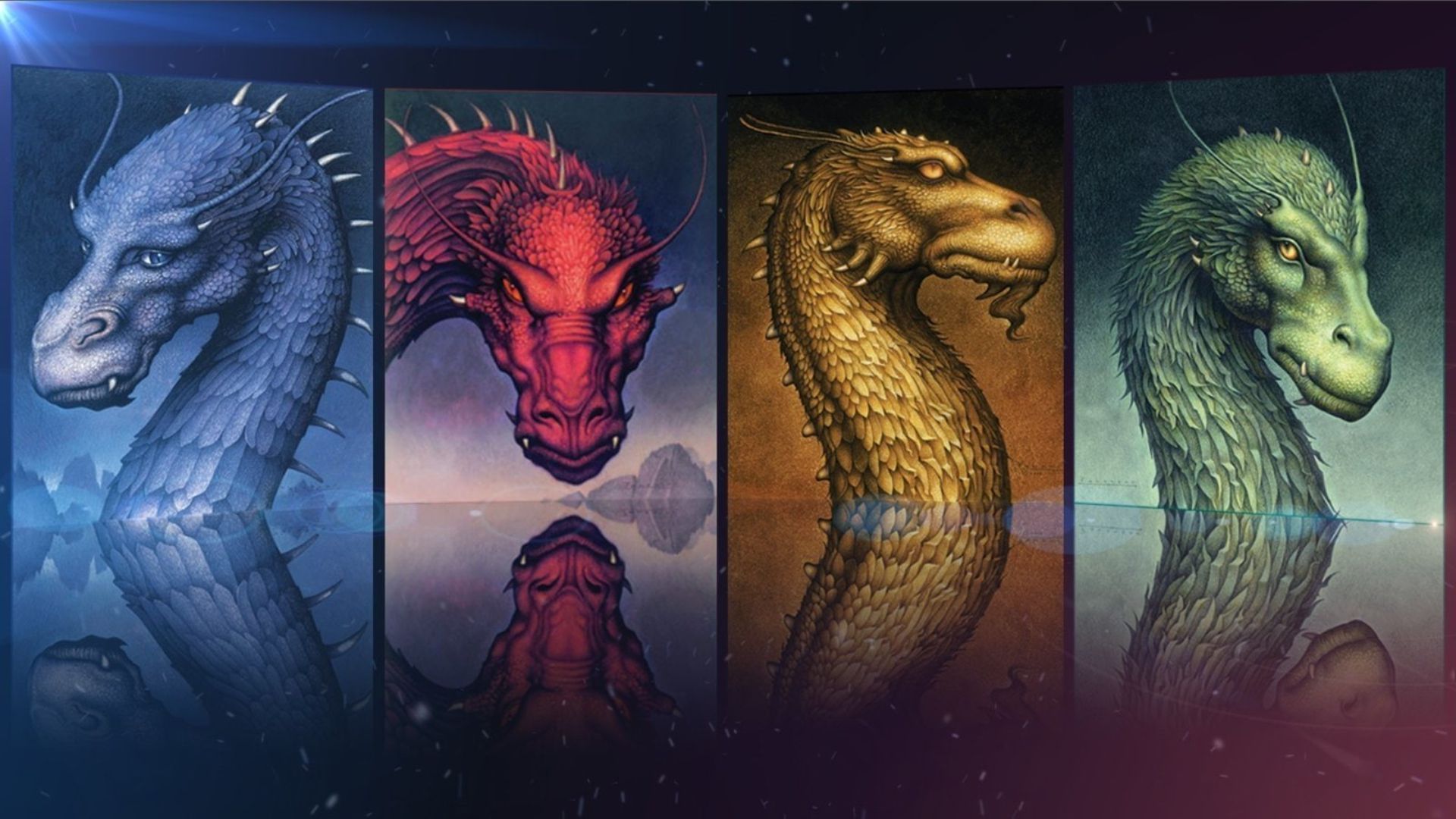 کاور چهار رمان Eragon