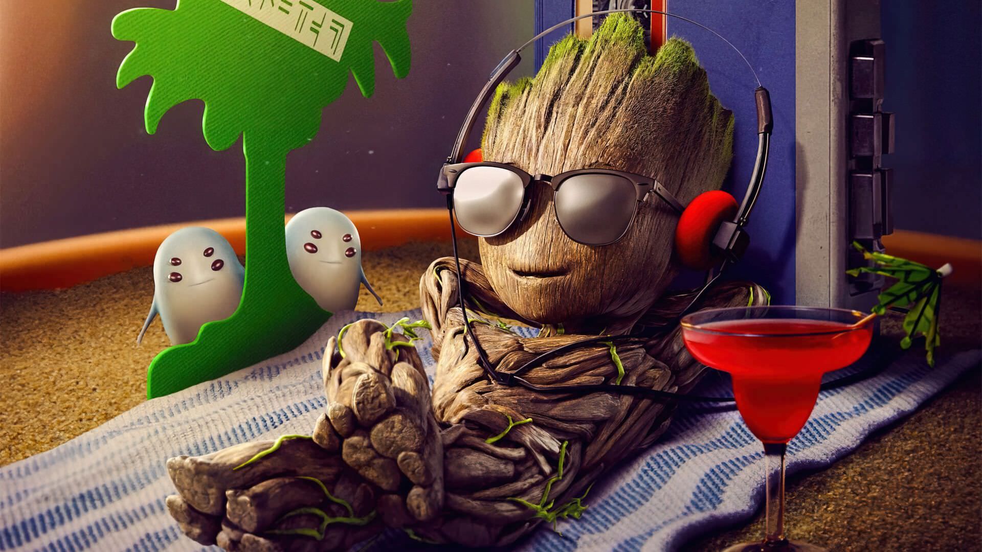 والپیپر انیمیشن I Am Groot