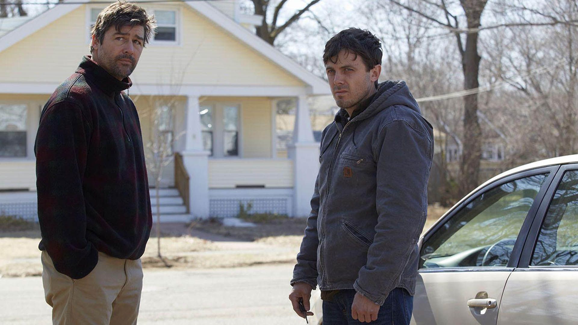 کایل چندلر و کیسی افلک در فیلم manchester by the sea
