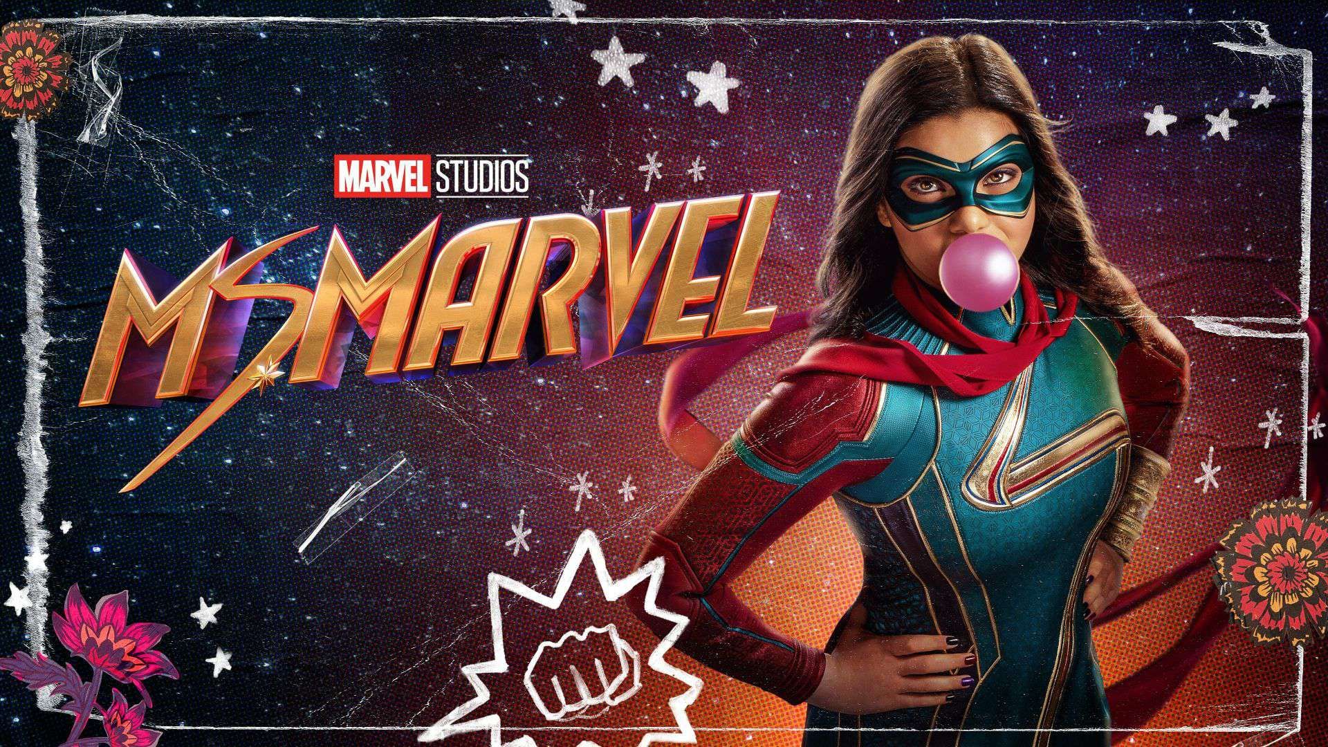 والپیپر سریال Ms. Marvel با اشاره به کاور کمیک