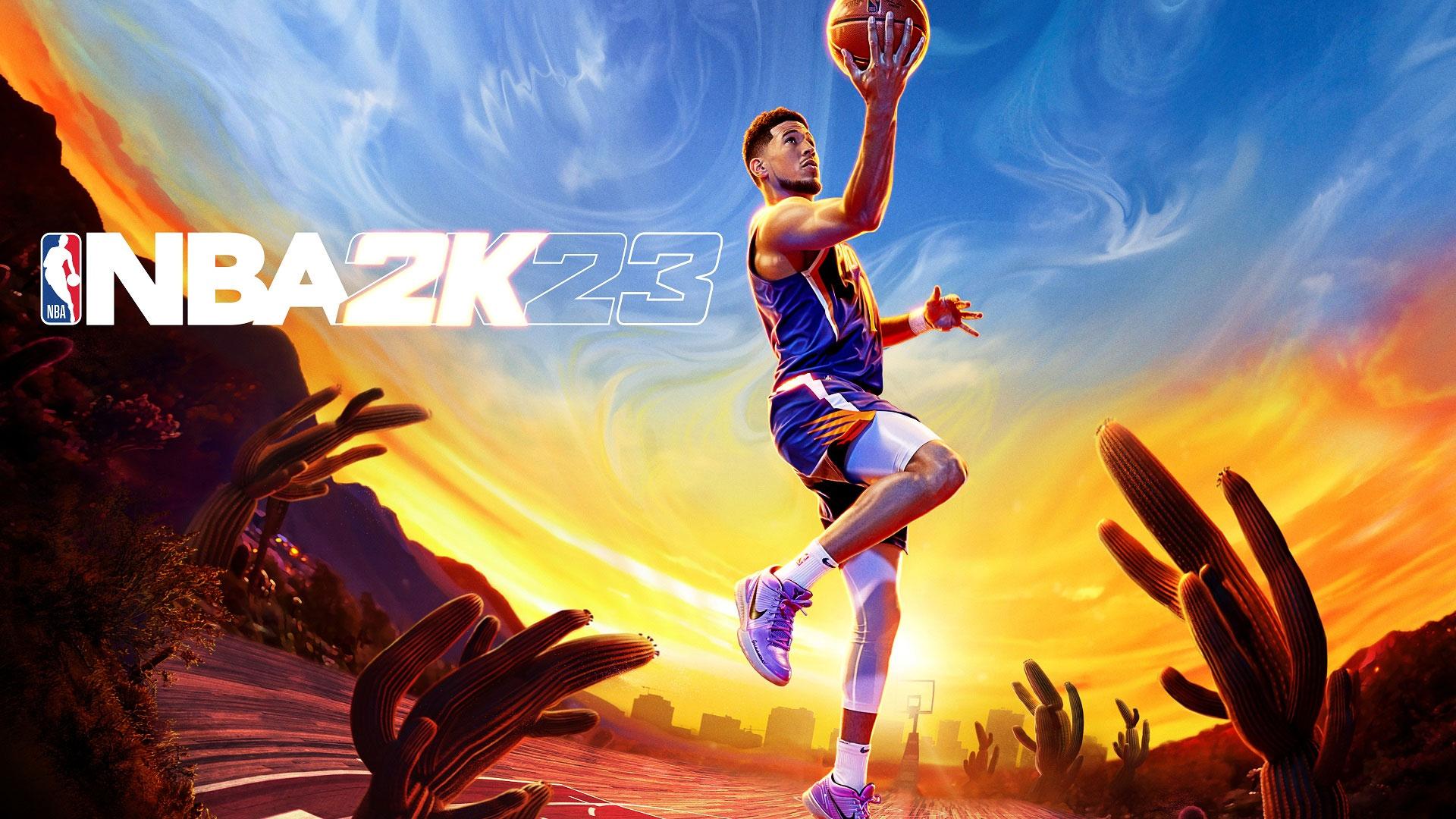 تصویر دوین بوکر روی کاور بازی NBA 2K23
