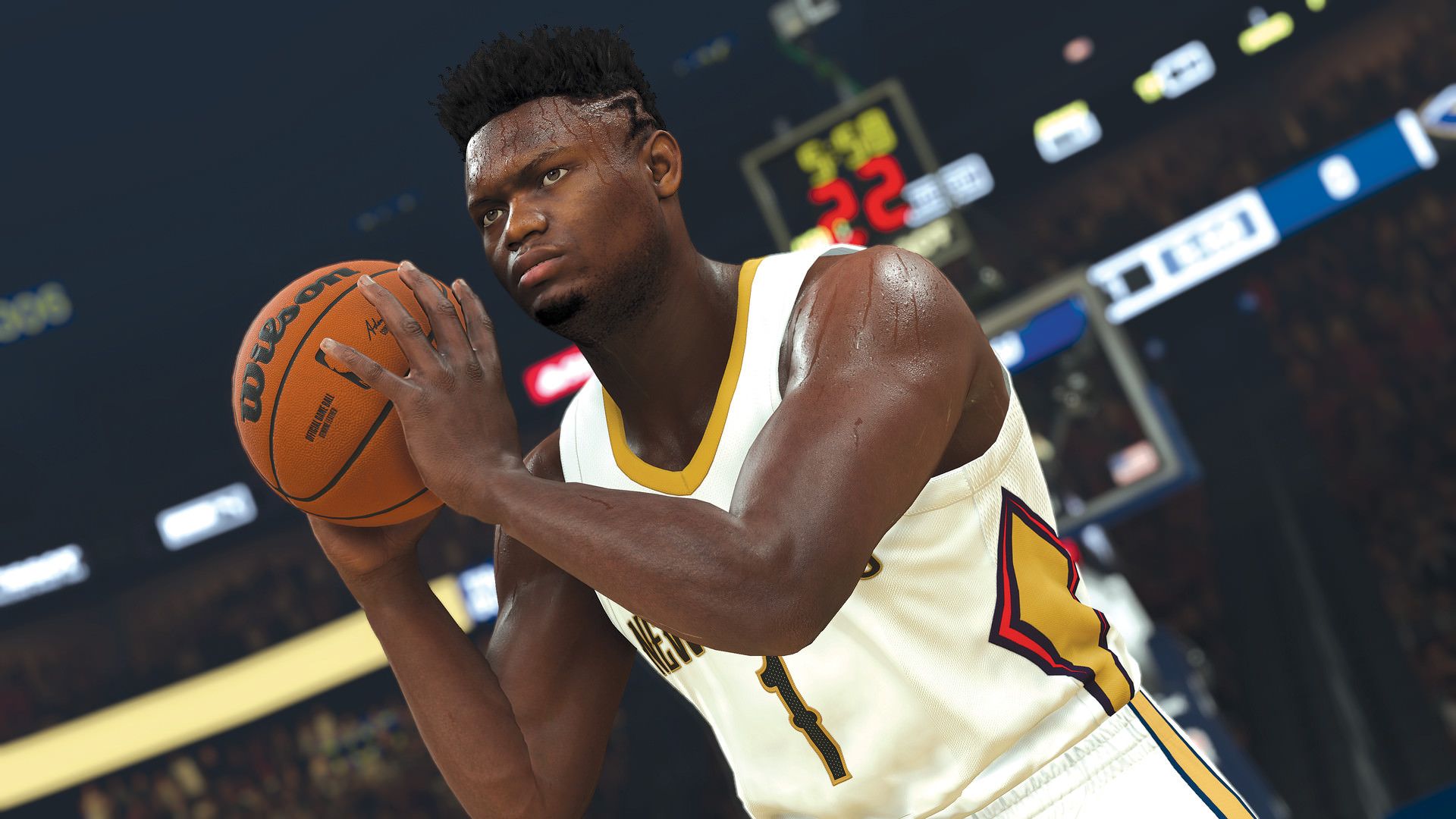 پرتاب توپ در بازی بسکتبال NBA 2K23 