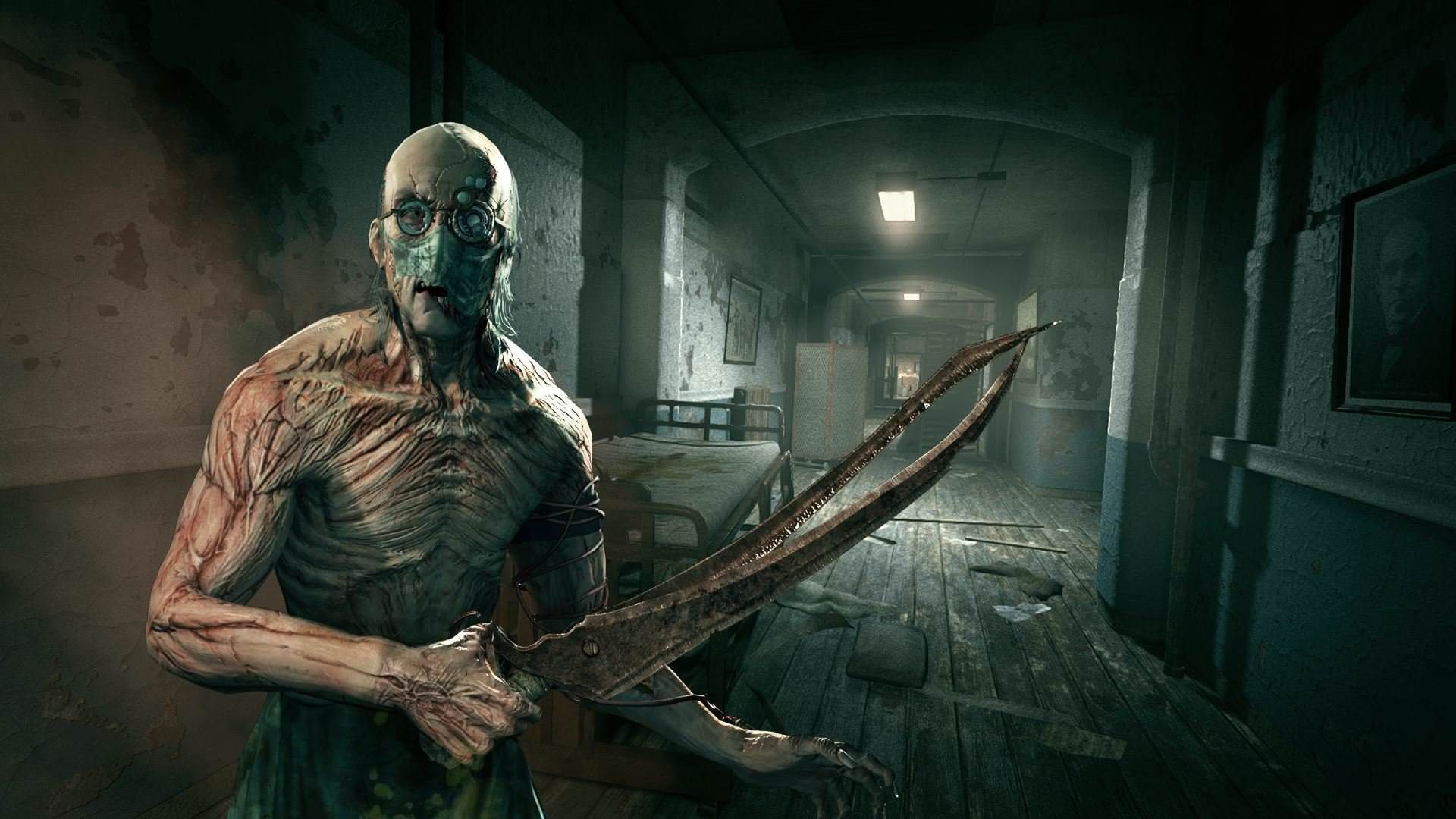 دشمن ترسناک در بازی Outlast