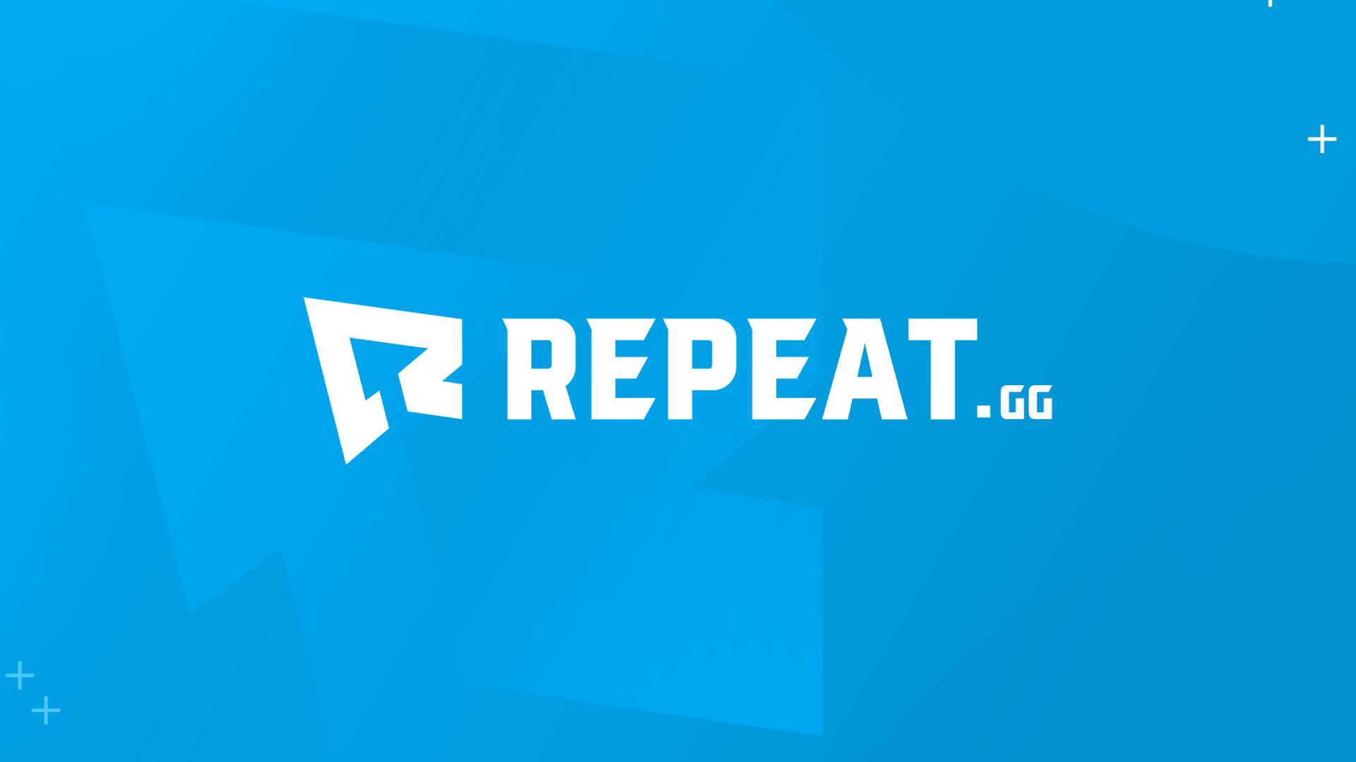 لوگو پلتفرم ورزش‌های الکترونیک Repeat.gg 