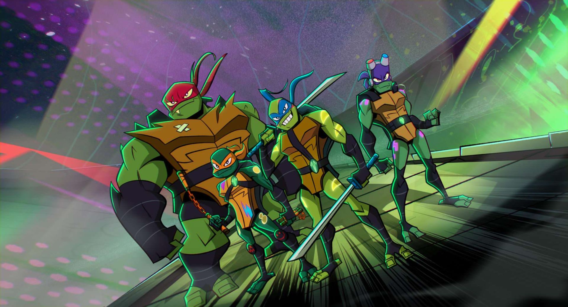 تقابل لاک‌پشت‌های نینجا با کرانگ در انیمیشن Rise of the TMNT
