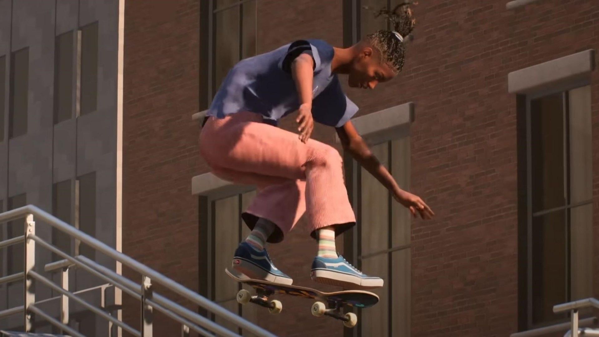 نمایش یک اسکیت‌باز در بازی Skate
