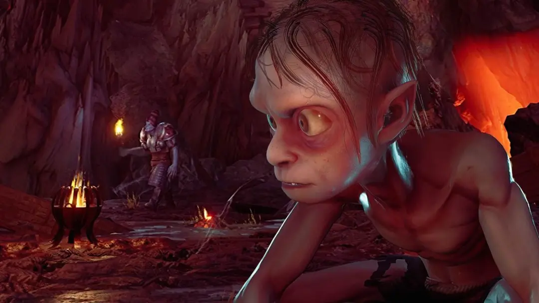 گالوم در تلاش برای یافتن حلقه قدرت در بازی The Lord of the Rings: Gollum