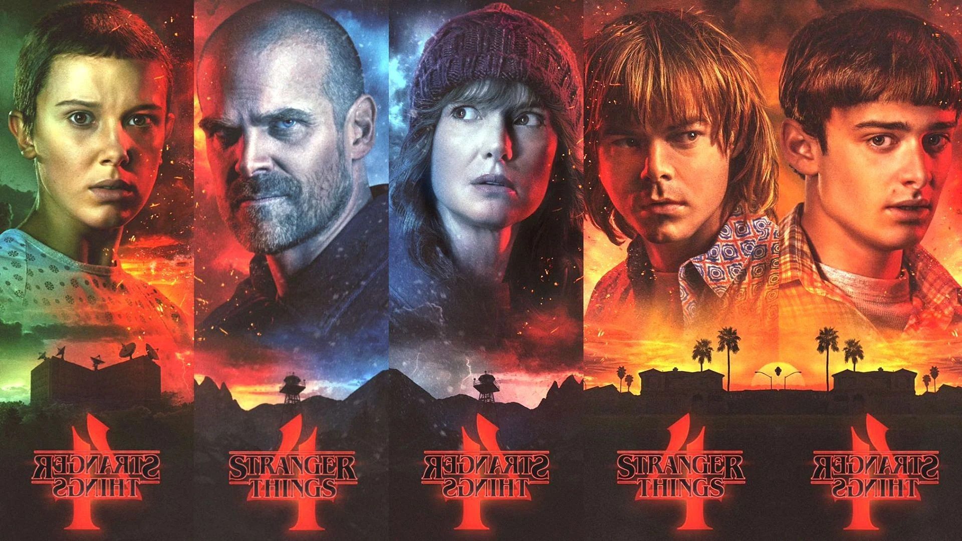 پوستر فصل چهارم سریال ‘Stranger Things’