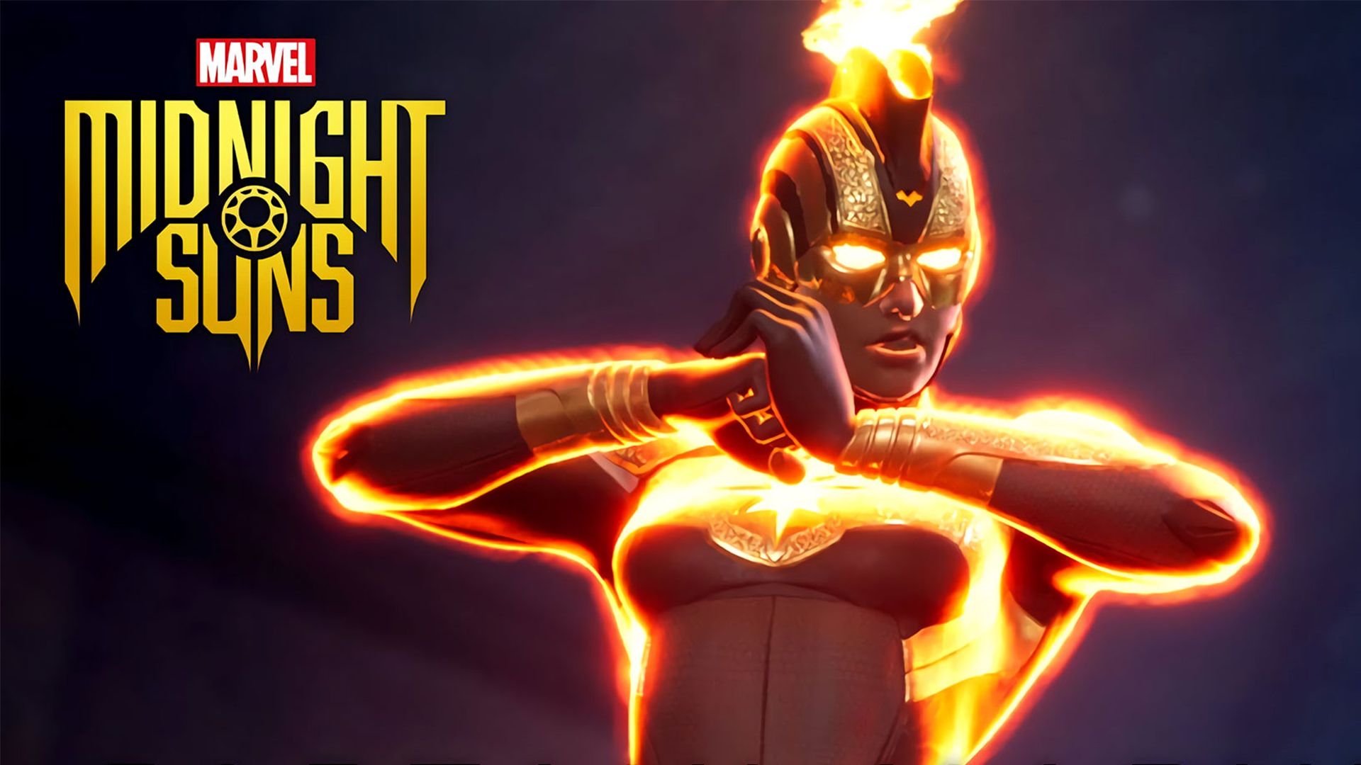 کاپیتان مارول در بازی Marvel's Midnight Suns 