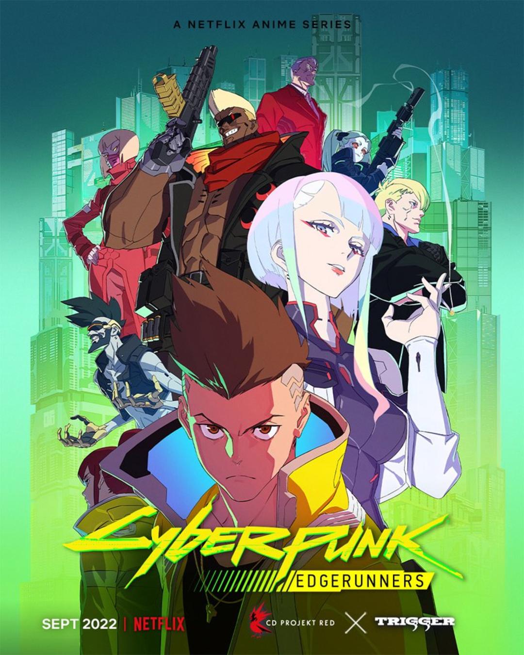 پوستر جدید انیمه Cyberpunk Edgerunners