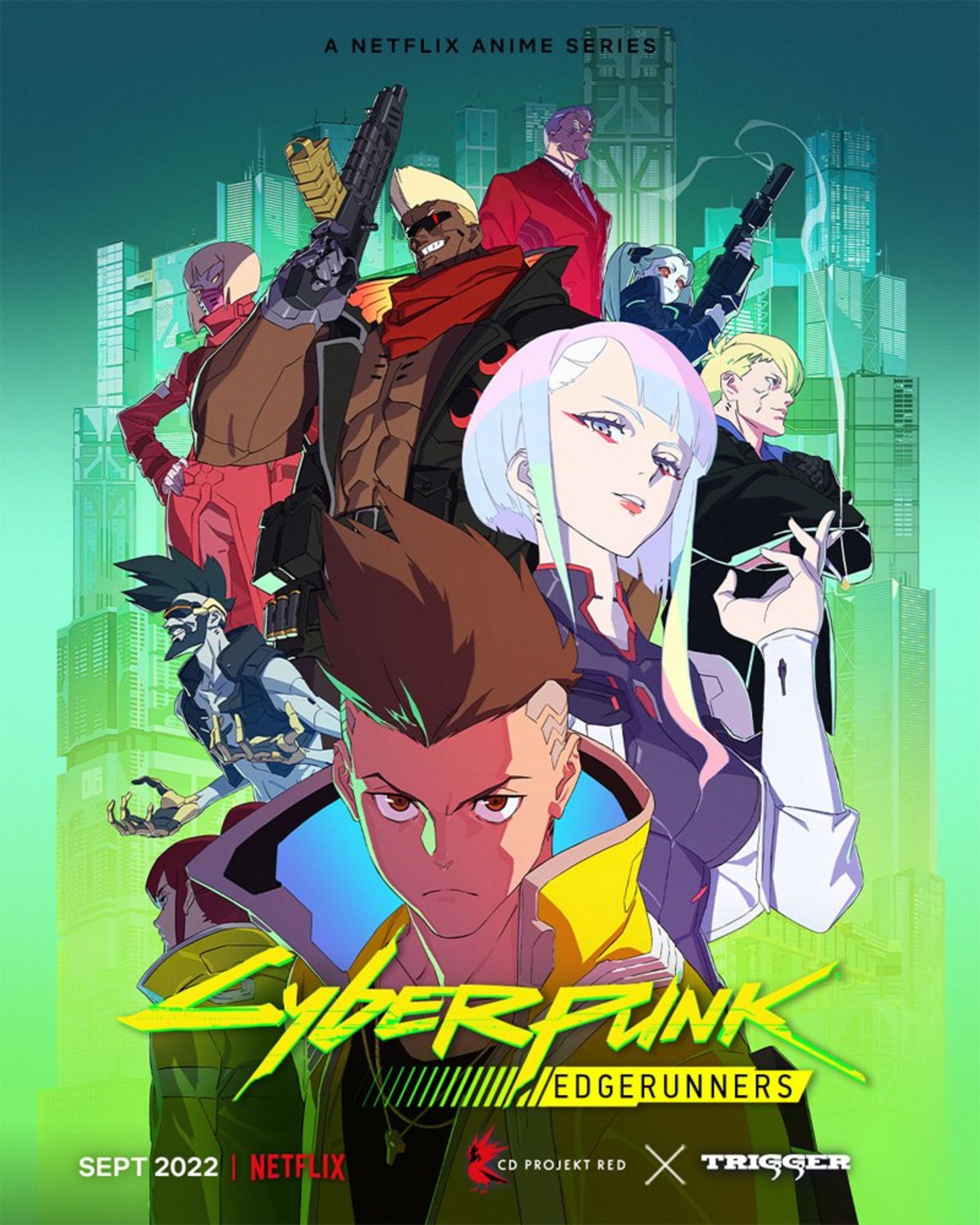 پوستر جدید انیمه Cyberpunk Edgerunners