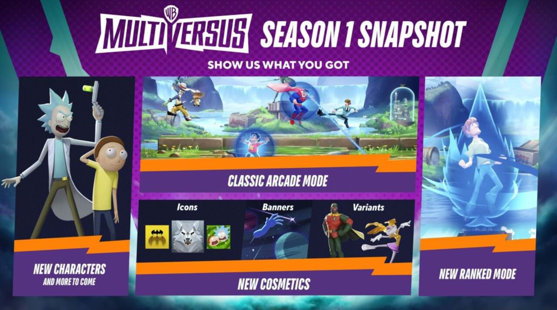 تصویر محتواهای نخستین فصل بازی MultiVersus