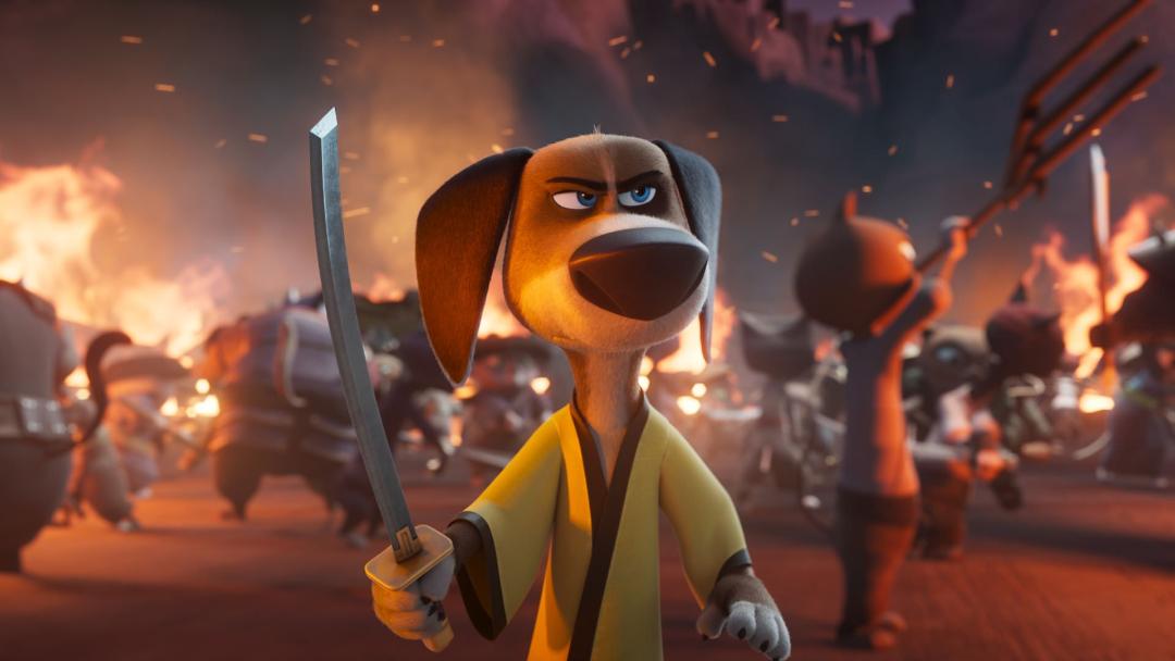 هنک در میدان مبارزه در انیمیشن Paws of Fury: The Legend of Hank