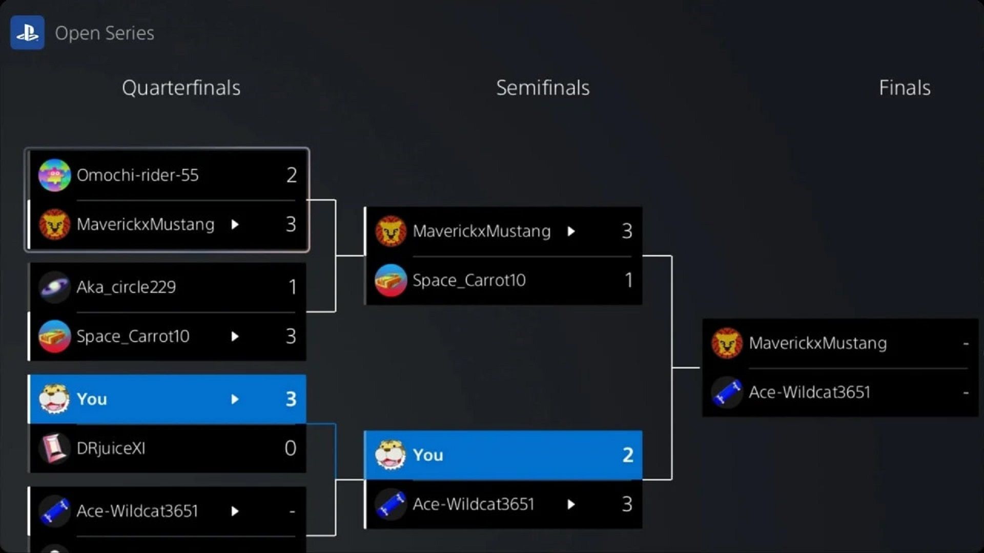 رابط کاربری بهبودیافته بخش Tournaments پلی‌استیشن 5