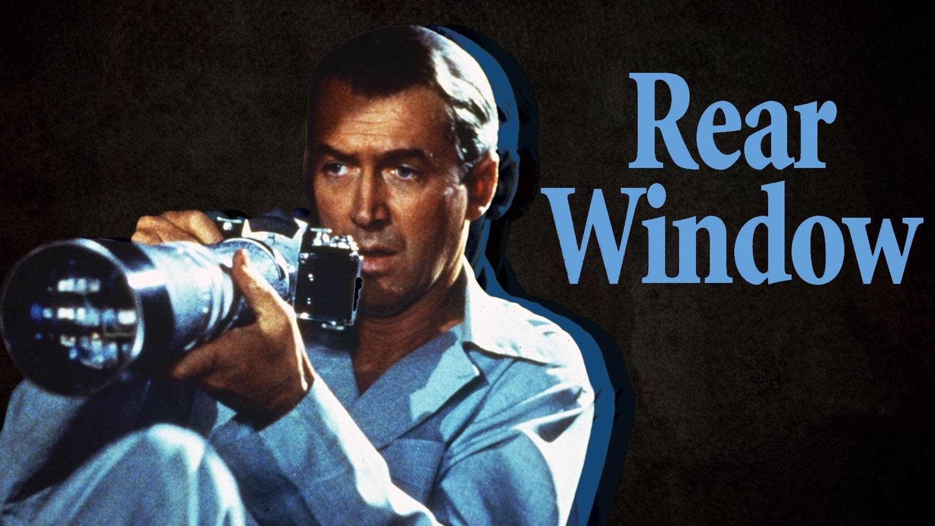 جیمز استوارد در کاور سینمایی فیلم Rear Window