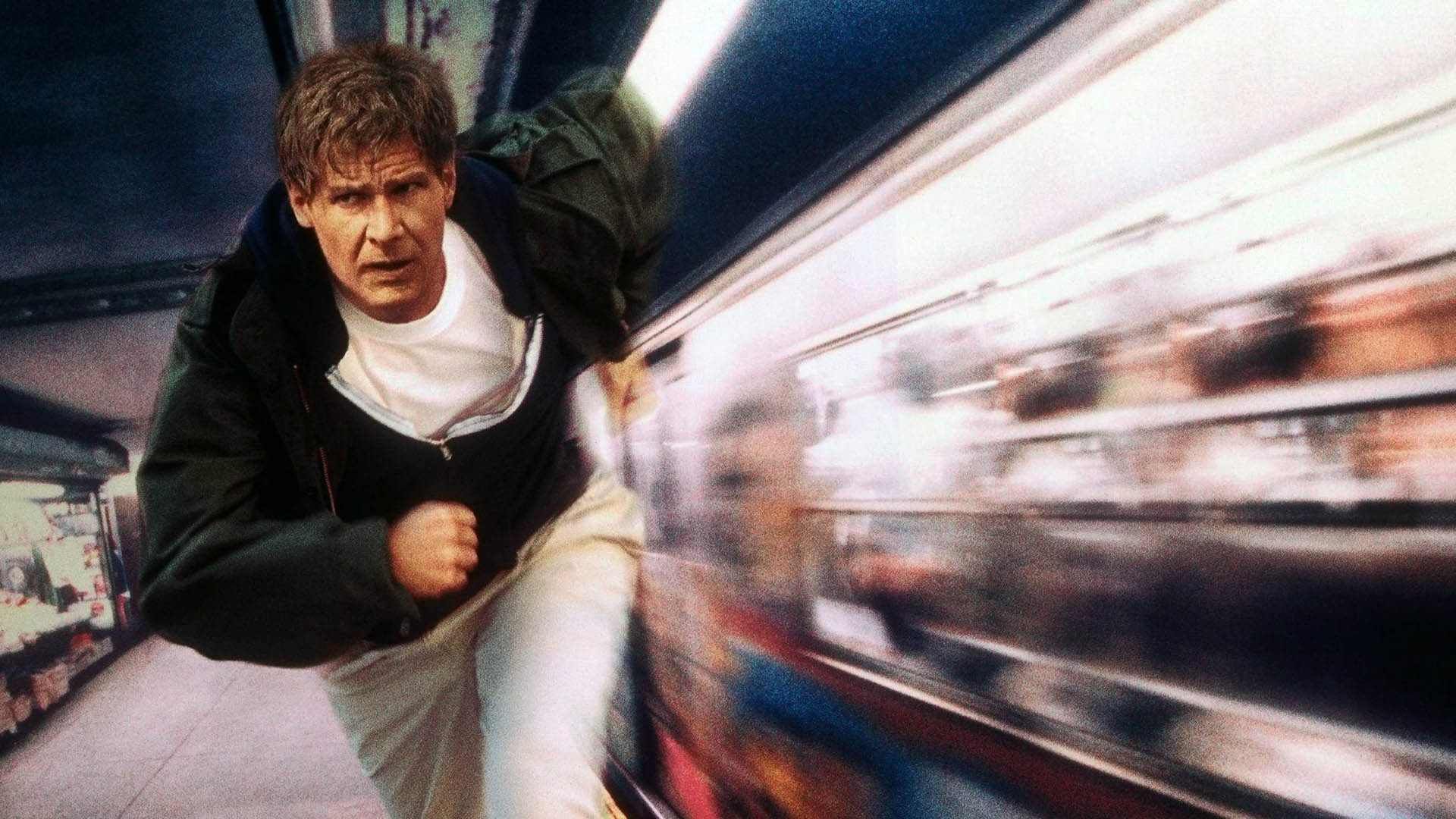 هریسون فورد در کاور سینمایی فیلم The Fugitive