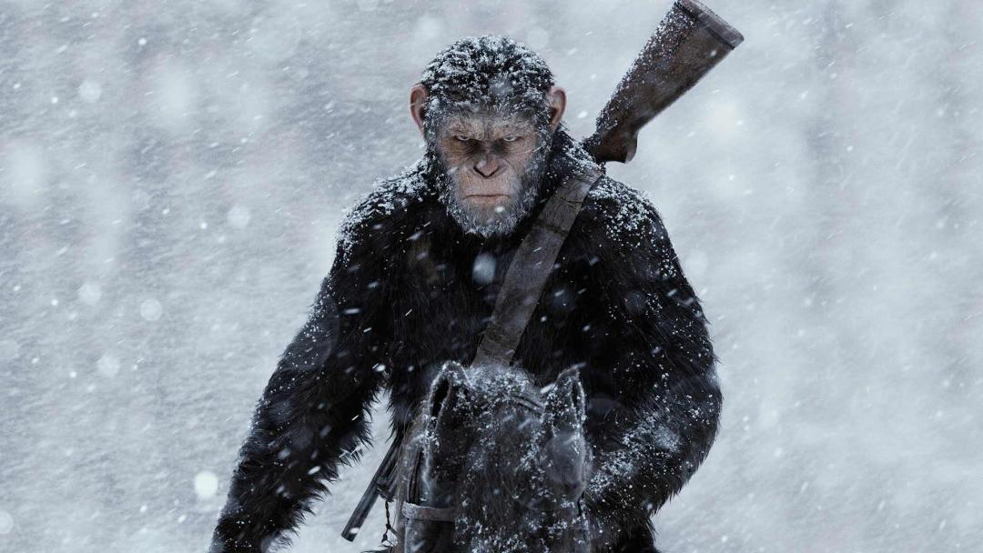 سزار در پوستر فیلم War for the Planet of the Apes