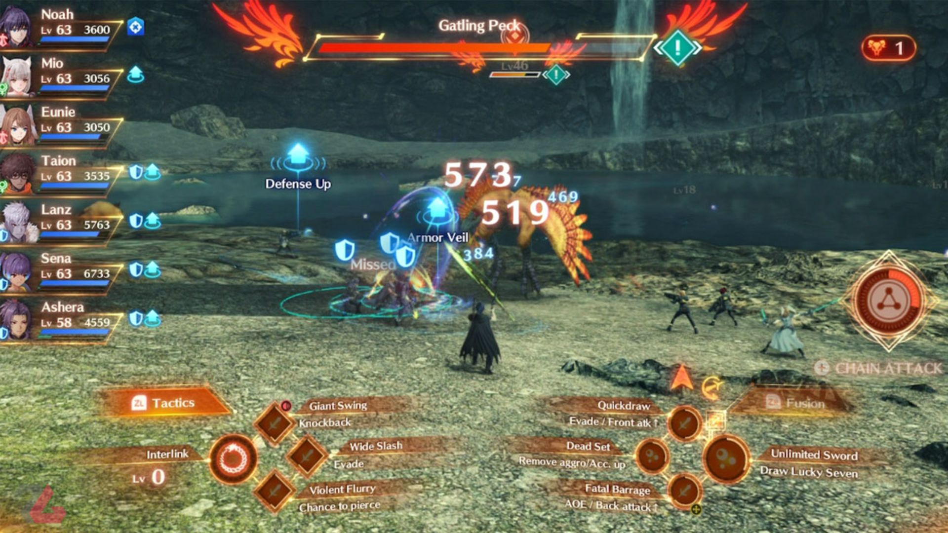 نبرد با مینی باس‌ها در Xenoblade Chronicles 3