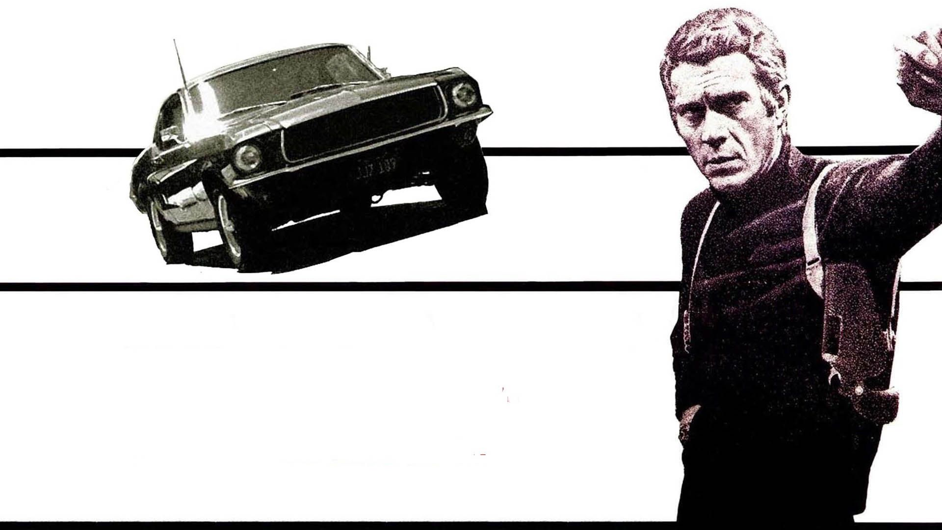 پوستر سینمایی فیلم Bullitt با حضور استیو مک‌کوئین