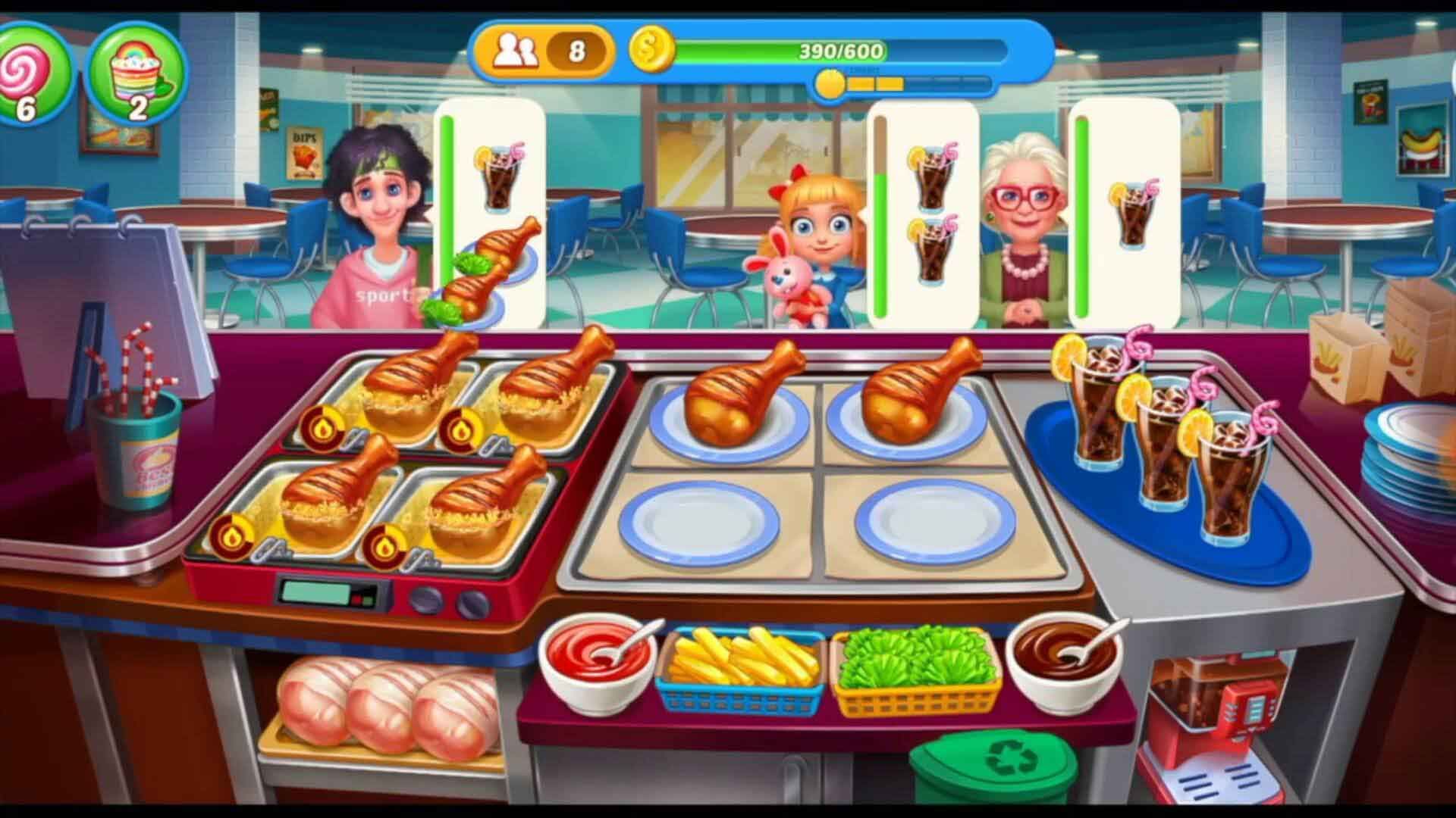 بازی اندروید Crazy Chef: Cooking Restaurant