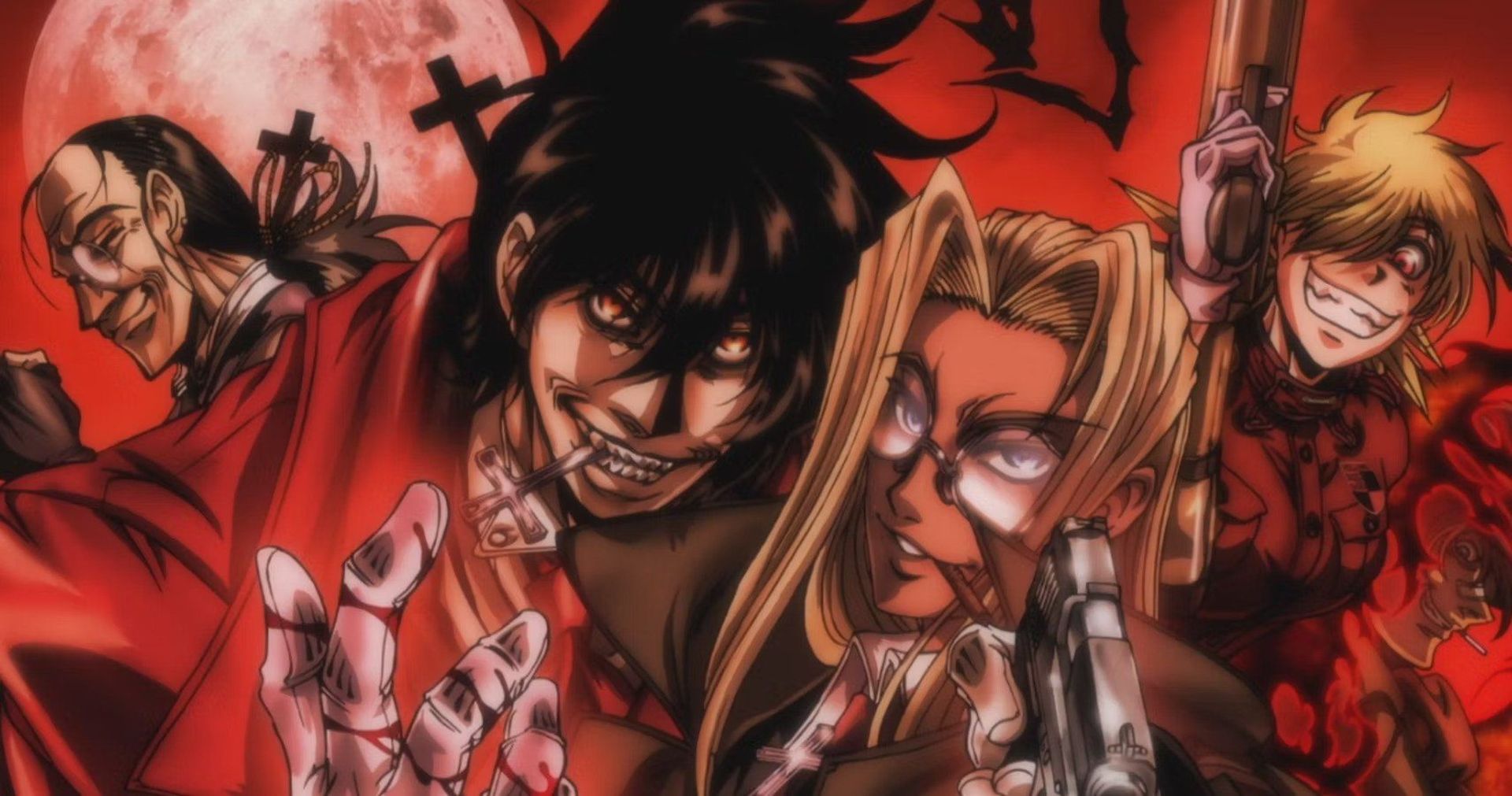 پوستر کاراکترهای انیمه Hellsing Ultimate