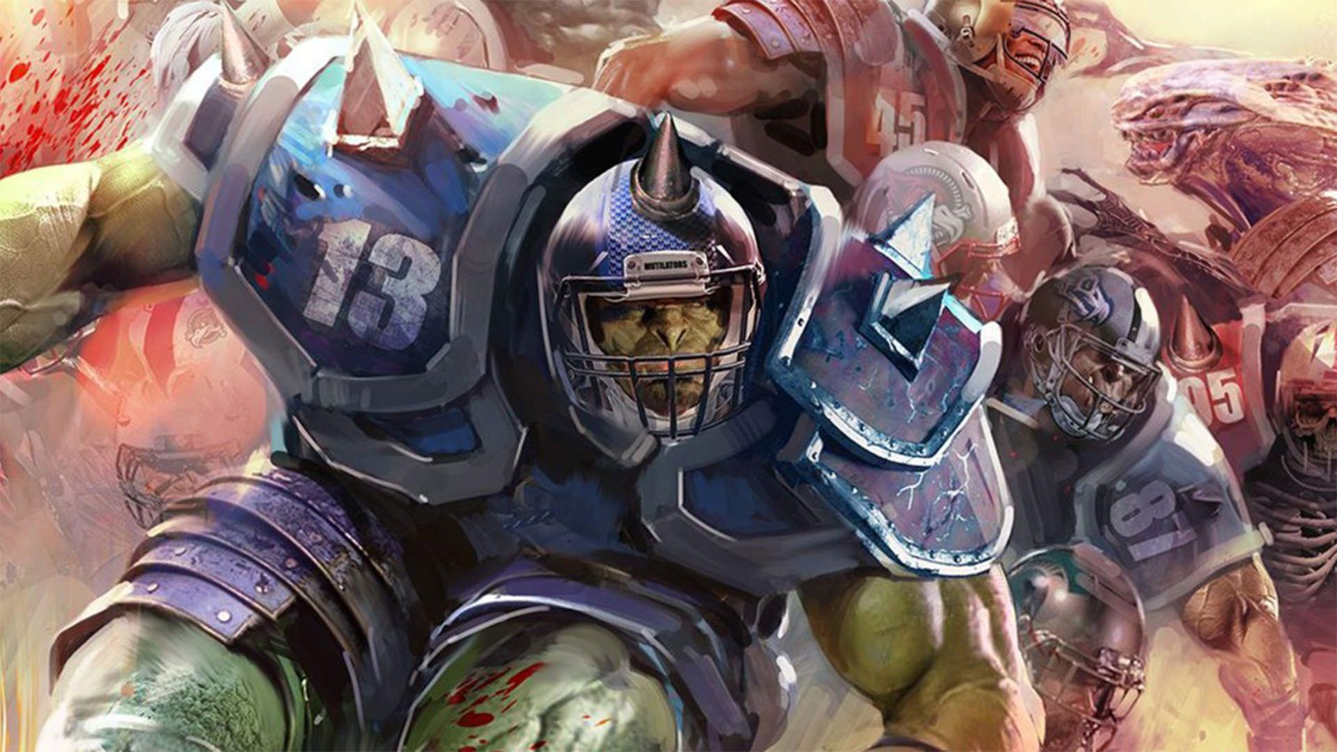 کاراکترهای بازی Mutant Football League