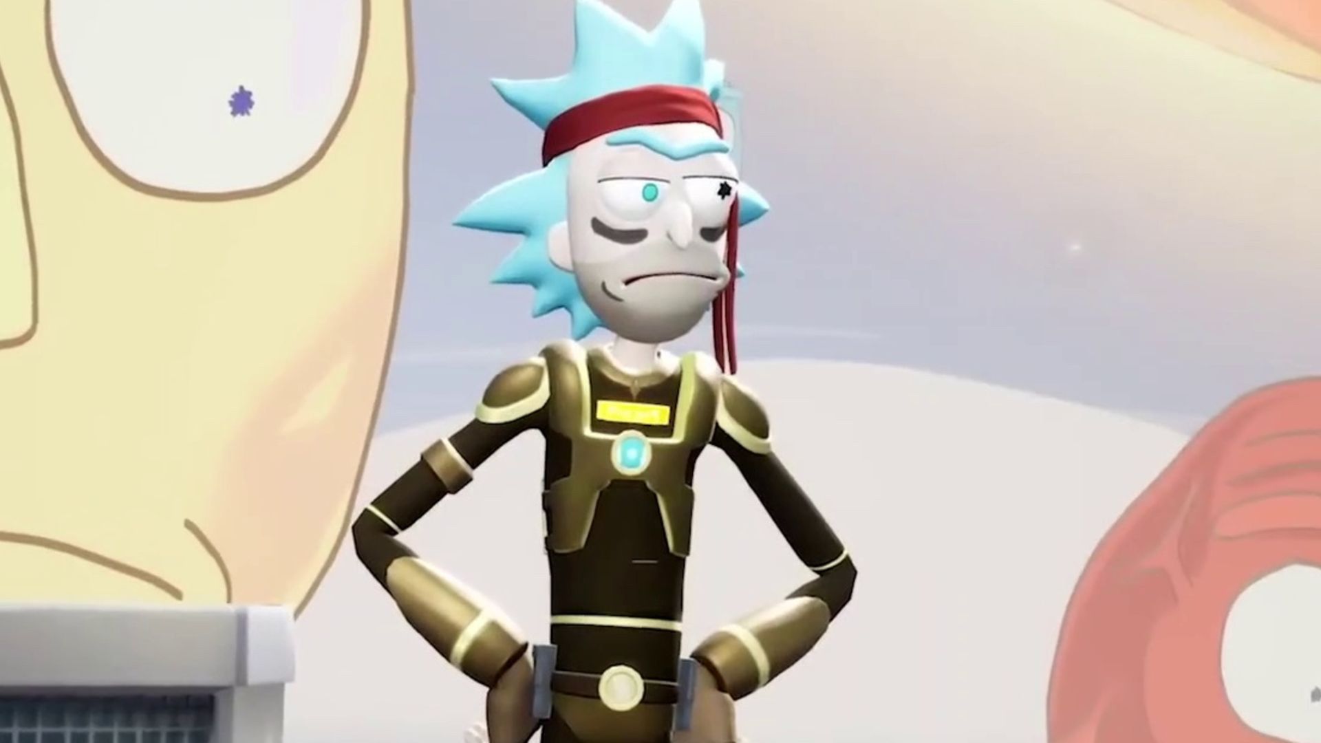 شخصیت ریک از سریال Rick & Morty در بازی MultiVersus