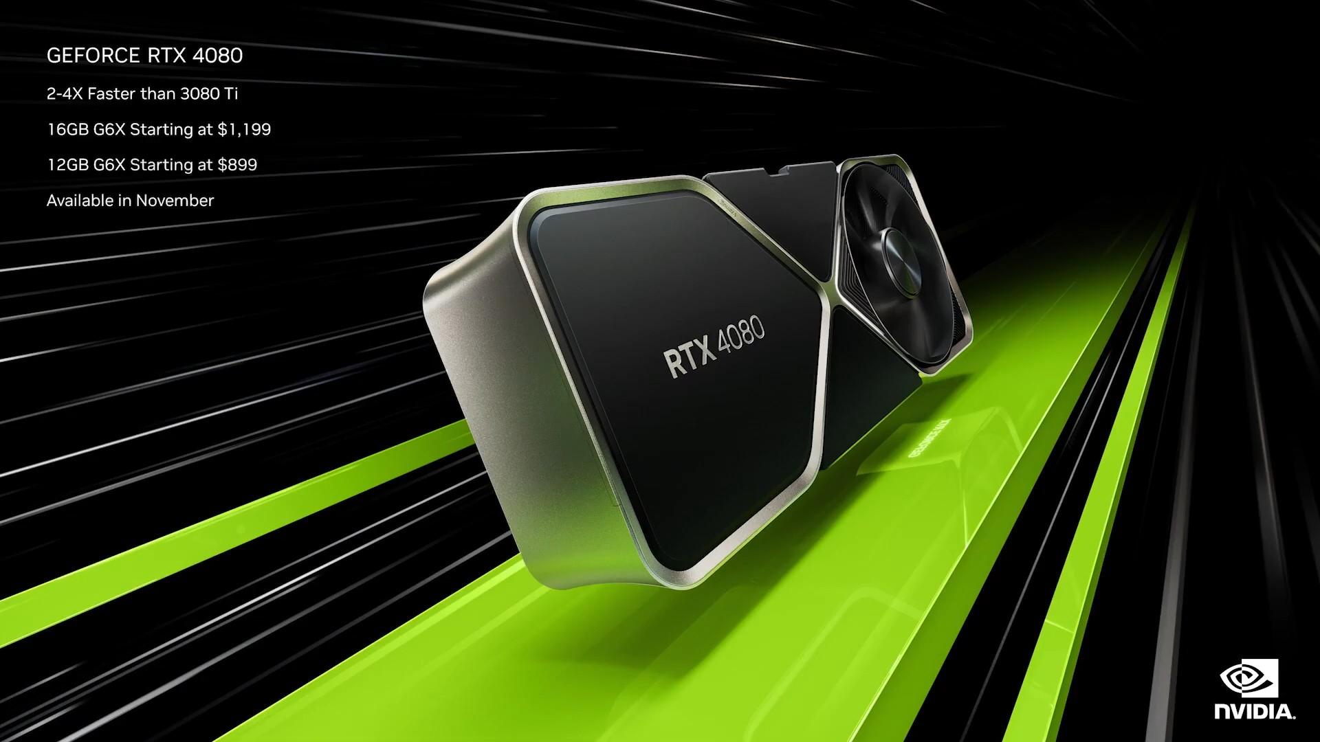 کارت گرافیک RTX 4080 انویدیا